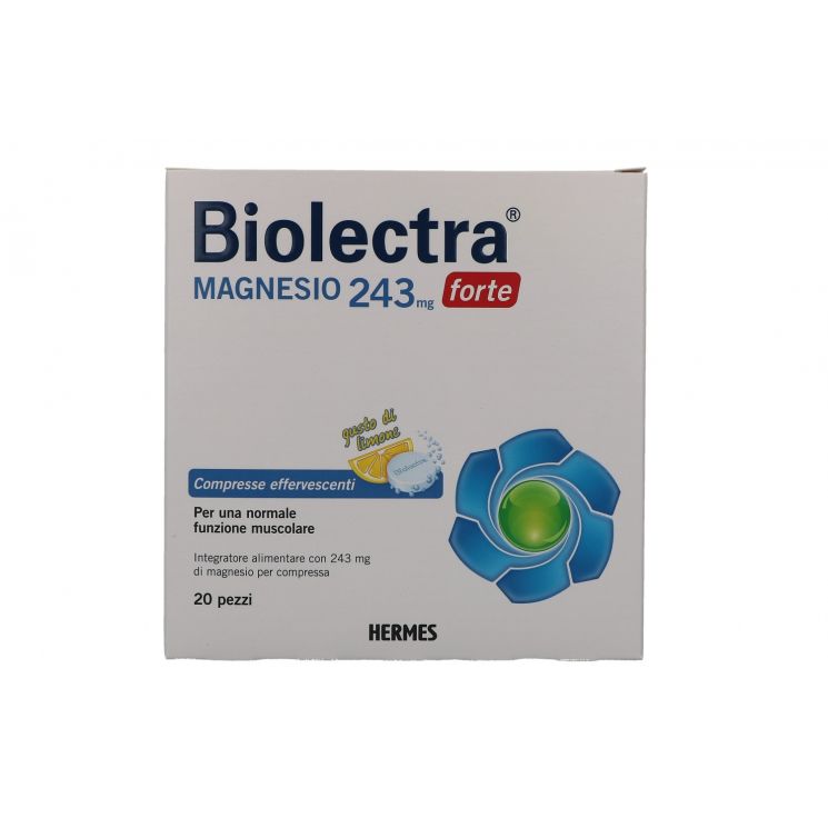 Biolectra Magnesio Forte 20 Compresse Effervescenti